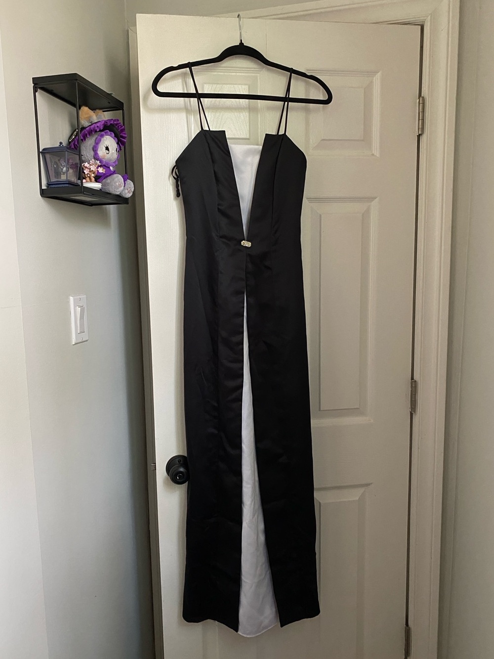 Black & white formal dress